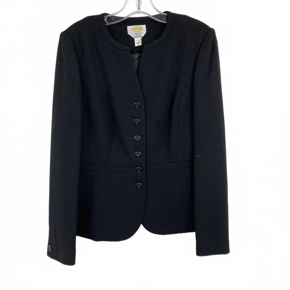 Talbots Black Wool Blazer | Women’s Regular Size 6 Skirt Suit